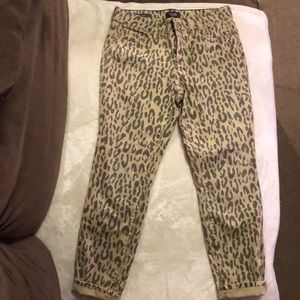 Leopard print pants